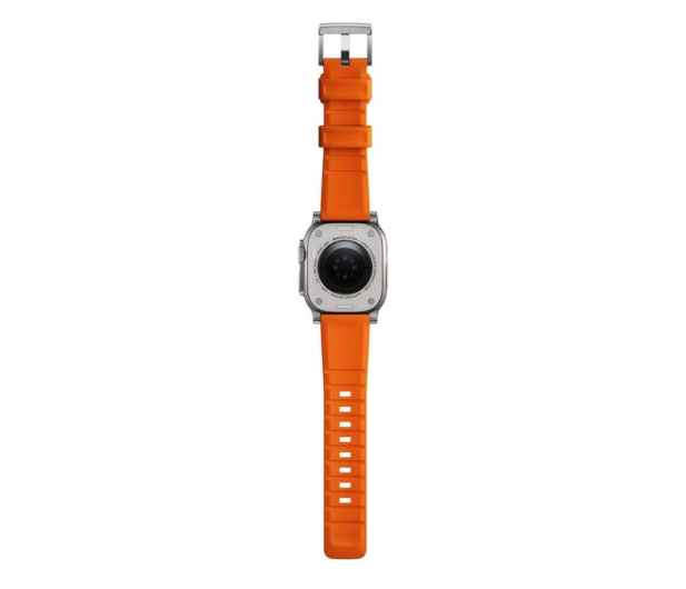 Nomad Rugged Strap Apple Watch 49/45/44/42mm orange/silver - 1258631 - zdjęcie 6